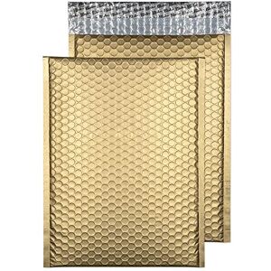 Blake Purely Packaging C4 324 x 230 mm Matt Metallic Padded Bubble Envelopes Peel & Seal (MTMG324) Metallic Gold Pack of 100 Blake Purely Packaging C4 324 x 230 mm Matt Metallic Padded Bubble Envelopes Peel & Seal (MTMG324) Metallic Gold Pack of 100