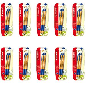 STABILO Pointball Retractable Ballpoint Pen 79% Recycled Plastic (Box of 10 Blister Packs of 2) Blue STABILO Pointball Retractable Ballpoint Pen 79% Recycled Plastic (Box of 10 Blister Packs of 2) Blue