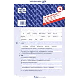 Avery 2873 Unit Rental Agreement for Apartments and Houses (A4, 5 Sets with Transfer Log and House Regulation, 5 Pages with self-rubbing Copy, Tested by Right-Experts) Avery 2873 Unit Rental Agreement for Apartments and Houses (A4, 5 Sets with Transfer Log and House Regulation, 5 Pages with self-rubbing Copy, Tested by Right-Experts)