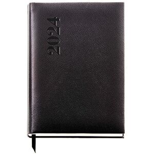 Miquelrius Annual Planner 2024, Day Page, Plus Size 155 x 213 mm (similar A5), Stitched Padded Hard Cover, Spanish, English and Portuguese, Black Miquelrius Annual Planner 2024, Day Page, Plus Size 155 x 213 mm (similar A5), Stitched Padded Hard Cover, Spanish, English and Portuguese, Black