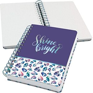 Sigel JN617 Jolie Spiral notebook, Fairy Gems, dotted (dot grid), 120 gsm, 16,8 x 21,5 cm, hardcover, 240 pages, Pink, violet, Blue Sigel JN617 Jolie Spiral notebook, Fairy Gems, dotted (dot grid), 120 gsm, 16,8 x 21,5 cm, hardcover, 240 pages, Pink, violet, Blue