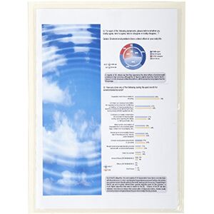 Exacompta Ref 56310E PVC Adhesive Display Pockets Suitable for A4 Documents, Suitable for Storing Documents on Walls, Top Opening Clear (Pack of 10) Exacompta Ref 56310E PVC Adhesive Display Pockets Suitable for A4 Documents, Suitable for Storing Documents on Walls, Top Opening Clear (Pack of 10)