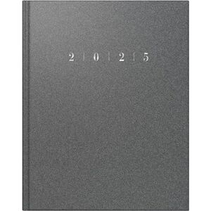 rido/idé Book Calendar Model Manager Calendar TM (2025), 2 Pages = 1 Week, 205 × 260 mm, 168 Pages, Plastic Cover Reflection, Grey rido/idé Book Calendar Model Manager Calendar TM (2025), 2 Pages = 1 Week, 205 × 260 mm, 168 Pages, Plastic Cover Reflection, Grey
