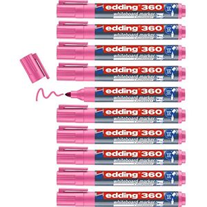 edding 360 whiteboard marker pink 10 whiteboard pens round tip 1.5-3 mm whiteboard pen dry wipe for whiteboards, flipcharts, pinboards, magnetic and memo boards sketchnotes edding 360 whiteboard marker pink 10 whiteboard pens round tip 1.5-3 mm whiteboard pen dry wipe for whiteboards, flipcharts, pinboards, magnetic and memo boards sketchnotes