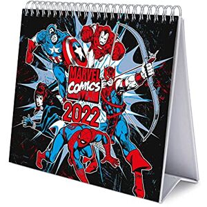 Grupo Erik ,Marvel Black,CS22004 Official Marvel Calendar 2022 Desktop Calendar 2022 Marvel Comics Desk Calendar 2022-12 Month 2022 Planner Grupo Erik ,Marvel Black,CS22004 Official Marvel Calendar 2022 Desktop Calendar 2022 Marvel Comics Desk Calendar 2022-12 Month 2022 Planner