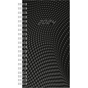 rido/idé Weekly calendar model Timing 2 2024, 2 pages = 1 week, sheet size 9.3 x 17.2 cm, black rido/idé Weekly calendar model Timing 2 2024, 2 pages = 1 week, sheet size 9.3 x 17.2 cm, black