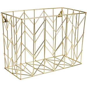 U Brands Hanging File Desk Organizer, Wire Metal, Gold 894U02-06, 9.37H x 12.2W x 6.85D inches U Brands Hanging File Desk Organizer, Wire Metal, Gold 894U02-06, 9.37H x 12.2W x 6.85D inches