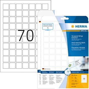HERMA 8339 White Weatherproof Self-Adhesive Labels - Printer Type HERMA 8339 White Weatherproof Self-Adhesive Labels - Printer Type