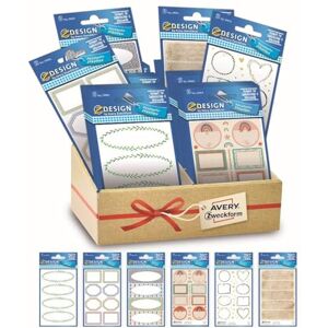 Avery España 48637 Assorted 60 Resistance and Waterproof Stickers, 6 Different Fantasies, Total 60 Stickers in Cardboard Display Avery España 48637 Assorted 60 Resistance and Waterproof Stickers, 6 Different Fantasies, Total 60 Stickers in Cardboard Display