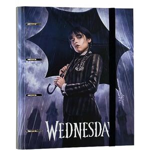 Grupo Erik 4 Ring Binder A4 Wednesday Gifts 10.6 x 12.6 inches 27 x 32 cm A4 Ring Binder Folder, Document Folder Wednesday Addams Gifts Grupo Erik 4 Ring Binder A4 Wednesday Gifts 10.6 x 12.6 inches 27 x 32 cm A4 Ring Binder Folder, Document Folder Wednesday Addams Gifts