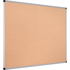 Bi-Office CA051170 Maya Cork Notice Board Aluminium Frame 120x90cm,Light Brown Bi-Office CA051170 Maya Cork Notice Board Aluminium Frame 120x90cm,Light Brown