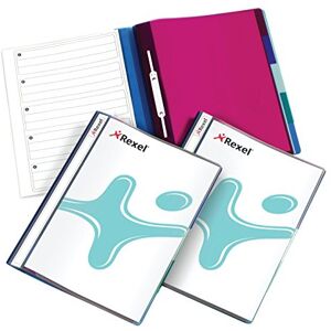 Rexel A4 Five Part File with Colour Coded Tabs, 100 Sheet Capacity Clear Rexel A4 Five Part File with Colour Coded Tabs, 100 Sheet Capacity Clear
