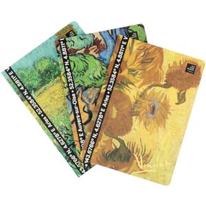 Grupo Erik A5 Notebook Set Van Gogh Gifts 3 A5 Notebooks Lined, Plain, Dotted 32 sheets (64 pages) Van Gogh Notebook, Cute Stationery Gifts Under 15 Pounds Grupo Erik A5 Notebook Set Van Gogh Gifts 3 A5 Notebooks Lined, Plain, Dotted 32 sheets (64 pages) Van Gogh Notebook, Cute Stationery Gifts Under 15 Pounds