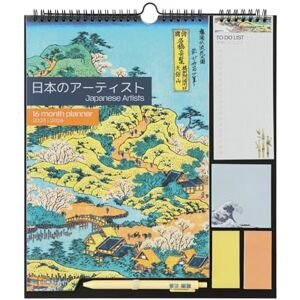 Grupo Erik Wall Planner 2026 Japanese Artists Monthly Planner With Stickers, Pen, Shopping List, Sticky Notes Wall Calendar 16 Months Sep 2025 Dec 2026 Japanese Art Gifts For Family Grupo Erik Wall Planner 2026 Japanese Artists Monthly Planner With Stickers, Pen, Shopping List, Sticky Notes Wall Calendar 16 Months Sep 2025 Dec 2026 Japanese Art Gifts For Family