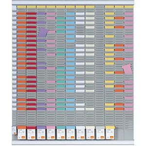 Nobo – T-Card Yearly Planner/Calendar Board (French Language) 13 Columns, 54 Slots 96 Haut. x 80 Larg.cm White Nobo – T-Card Yearly Planner/Calendar Board (French Language) 13 Columns, 54 Slots 96 Haut. x 80 Larg.cm White