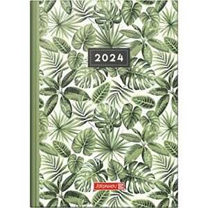 BRUNNEN Daily calendar "Jungle Leaves" model 795 2024, 1 page = 1 day, sheet size 14.5 x 20.6 cm, multi-coloured BRUNNEN Daily calendar "Jungle Leaves" model 795 2024, 1 page = 1 day, sheet size 14.5 x 20.6 cm, multi-coloured