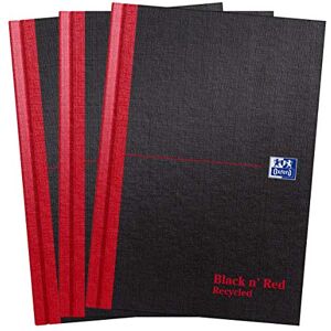 Black n' Red Oxford A5 Notebook Hardcover, Recycled, Casebound, Lined (Pack 3) Black n' Red Oxford A5 Notebook Hardcover, Recycled, Casebound, Lined (Pack 3)