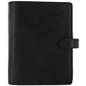 Filofax Finsbury Pocket Leather Organiser Black Filofax Finsbury Pocket Leather Organiser Black