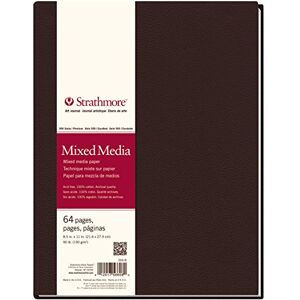 Strathmore Mixed Media Art Journal - 21.6x27.9cm - Durable, Cotton, Hardcover - Art Journal Strathmore Mixed Media Art Journal - 21.6x27.9cm - Durable, Cotton, Hardcover - Art Journal