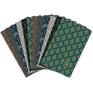 Clairefontaine 192086C A pack of 12 Neo Deco thread-stitched notebooks 48 ivory pages 7.5x12 cm 90g lined, laminated card cover, ''winter'' pattern ass Clairefontaine 192086C A pack of 12 Neo Deco thread-stitched notebooks 48 ivory pages 7.5x12 cm 90g lined, laminated card cover, ''winter'' pattern ass