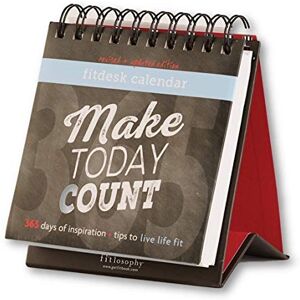 Fitlosophy CR GIBSON Calander Fitdesk 365-Day Perpetual Calendar for Daily Fitness Inspiration, Various, 13.3 x 16.5 x 3.2,FITDESK-CAL Fitlosophy CR GIBSON Calander Fitdesk 365-Day Perpetual Calendar for Daily Fitness Inspiration, Various, 13.3 x 16.5 x 3.2,FITDESK-CAL