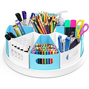MeCids 360°Rotating Desk Organizers Homeschool Office Organization and Storage Art Supplies Organizers– 12" Lazy Susan Style Caddy with Removable Bins, for Home Offices, School Supplies Classroom Use MeCids 360°Rotating Desk Organizers Homeschool Office Organization and Storage Art Supplies Organizers– 12" Lazy Susan Style Caddy with Removable Bins, for Home Offices, School Supplies Classroom Use