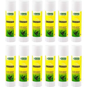 D.RECT Glue Stick 12-Pack 40 g – PVA Glue for Craft Art Scrapbooking – Odourless, Washable – Strong Hold for Paper, Card, Photos & Fabric – Smooth, Wrinkle-Free Application D.RECT Glue Stick 12-Pack 40 g – PVA Glue for Craft Art Scrapbooking – Odourless, Washable – Strong Hold for Paper, Card, Photos & Fabric – Smooth, Wrinkle-Free Application