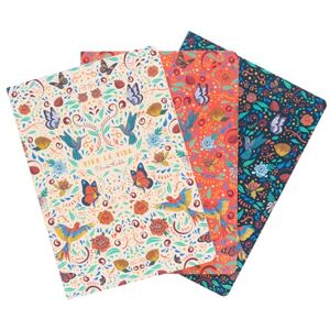 Grupo Erik A5 Notebook Set Frida Kahlo Gifts 3 A5 Notebooks Lined, Plain, Dotted 32 sheets (64 pages) Flower Notebook, Cute Stationery Gifts Under 15 Pounds Grupo Erik A5 Notebook Set Frida Kahlo Gifts 3 A5 Notebooks Lined, Plain, Dotted 32 sheets (64 pages) Flower Notebook, Cute Stationery Gifts Under 15 Pounds