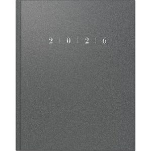 rido/idé Book Calendar Model Manager Calendar TM 2026 205 x 260 mm, Plastic, Grey rido/idé Book Calendar Model Manager Calendar TM 2026 205 x 260 mm, Plastic, Grey
