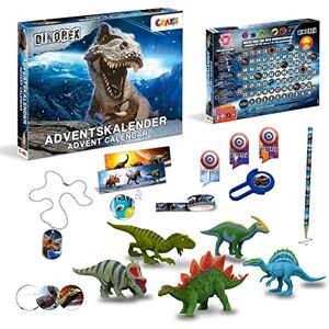 CRAZE DINOREX Advent Calendar – Dinosaur Toy Set with 24 Surprises Including 5 Dino Figures, Puzzle, Accessories & Stationery CRAZE DINOREX Advent Calendar – Dinosaur Toy Set with 24 Surprises Including 5 Dino Figures, Puzzle, Accessories & Stationery