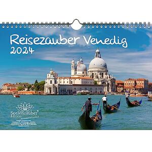 Seelenzauber Travel Magic Venice DIN A4 Calendar for 2024 Holiday Beach Sea Italy Mediterranean Rialto Gondola Seelenzauber Travel Magic Venice DIN A4 Calendar for 2024 Holiday Beach Sea Italy Mediterranean Rialto Gondola