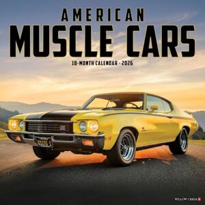 Willow Creek Press American Muscle Cars 2026 Wall Calendar Willow Creek Press American Muscle Cars 2026 Wall Calendar
