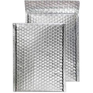 Blake Purely Packaging C5+ 250 x 180 mm Matt Metallic Padded Bubble Envelopes Peel and Seal (MTA250) Metallic Silver Pack of 100 Blake Purely Packaging C5+ 250 x 180 mm Matt Metallic Padded Bubble Envelopes Peel and Seal (MTA250) Metallic Silver Pack of 100