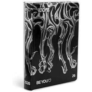 BE YOU Octopus Small School Diary 2025-2026, 12 Month Dated Planner, Easy Format, 12.5 cm x 16.5 cm, Transparent Overcover, Diary with Sticker and Bookmark, Silver BE YOU Octopus Small School Diary 2025-2026, 12 Month Dated Planner, Easy Format, 12.5 cm x 16.5 cm, Transparent Overcover, Diary with Sticker and Bookmark, Silver