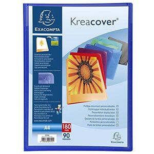 Exacompta 5739E KeaCover Plastic Display Folder A4 with 90 Pockets, 180 Displays, Perfect for School and Office File Cover, Document Wallet, 1 Piece, Random Colour Exacompta 5739E KeaCover Plastic Display Folder A4 with 90 Pockets, 180 Displays, Perfect for School and Office File Cover, Document Wallet, 1 Piece, Random Colour