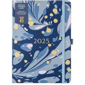 Busy B 2025 Weekly Diary Planner with Navy Marble Cover A5 Daily Life Organiser, Jan-Dec Pockets, Stickers & Notes Pages Compact Design for Work, Home & School Planning Busy B 2025 Weekly Diary Planner with Navy Marble Cover A5 Daily Life Organiser, Jan-Dec Pockets, Stickers & Notes Pages Compact Design for Work, Home & School Planning