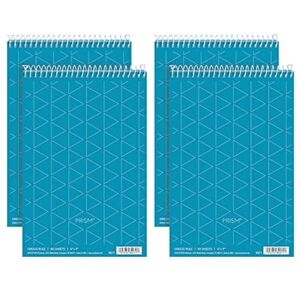 Tops Prism Steno Books, 6" x 9", Gregg Rule, Blue Paper, 80 Sheets, Perforated, 4 Pack (80284) Tops Prism Steno Books, 6" x 9", Gregg Rule, Blue Paper, 80 Sheets, Perforated, 4 Pack (80284)