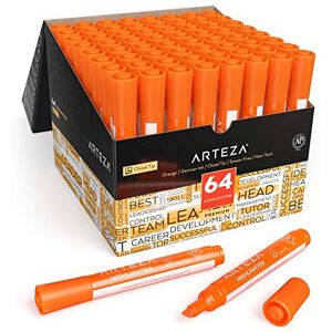 ARTEZA Orange Highlighter Pens, Set of 64, Wide Chisel Tips, for Office, School, Beginners & Experts ARTEZA Orange Highlighter Pens, Set of 64, Wide Chisel Tips, for Office, School, Beginners & Experts