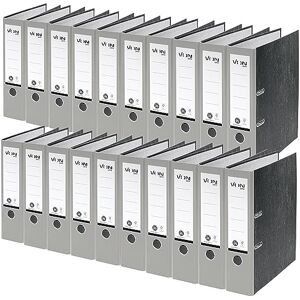 Leitz VON 10530085 Folder A4, 100% Recycled Paper, 80 mm Spine Width, for 600 Sheets, Blue Angel & FSC Certified, for School, Study & Home, Grey Leitz VON 10530085 Folder A4, 100% Recycled Paper, 80 mm Spine Width, for 600 Sheets, Blue Angel & FSC Certified, for School, Study & Home, Grey