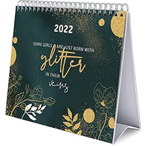 Grupo Erik Official Glitter Calendar 2022 Desktop Calendar 2022 Glitter Desk Calendar 2022-12 Month 2022 Planner, Glitter Dark, CS22023 Grupo Erik Official Glitter Calendar 2022 Desktop Calendar 2022 Glitter Desk Calendar 2022-12 Month 2022 Planner, Glitter Dark, CS22023