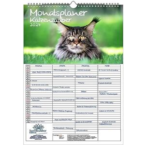 Seelenzauber Katzenzauber Wall Planner Family Planner 4 Column Planner A3 Calendar for 2024 Cats and Cats Seelenzauber Katzenzauber Wall Planner Family Planner 4 Column Planner A3 Calendar for 2024 Cats and Cats