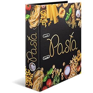 HERMA A4 Recipe Binder Pasta, 7cm Wide, DIY Recipe Organizer, Gloss Finish Recipe Book Design with Inner Print HERMA A4 Recipe Binder Pasta, 7cm Wide, DIY Recipe Organizer, Gloss Finish Recipe Book Design with Inner Print