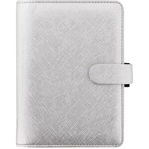 Filofax Personal Saffiano organiser Metallic Silver Filofax Personal Saffiano organiser Metallic Silver
