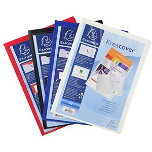 Exacompta Ref 43500E Kreacover Personalisable Presentation Folder Suitable for A4 Documents, Business Card Slot, Pre-Cut Tabs for Holding Documents Assorted Colours (Pack of 10) Exacompta Ref 43500E Kreacover Personalisable Presentation Folder Suitable for A4 Documents, Business Card Slot, Pre-Cut Tabs for Holding Documents Assorted Colours (Pack of 10)
