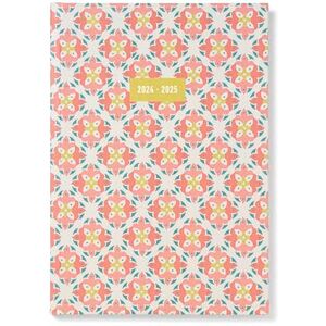 Letts of London Morocco A5 Academic 2024/2025 day to a page with appointments diary coral Letts of London Morocco A5 Academic 2024/2025 day to a page with appointments diary coral