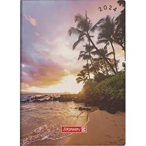 BRUNNEN Sunset Weekly Desk Planner Date Book Calendar Model 731 2024, 2 Pages = 1 Week, Sheet Size 10 x 14 cm, White BRUNNEN Sunset Weekly Desk Planner Date Book Calendar Model 731 2024, 2 Pages = 1 Week, Sheet Size 10 x 14 cm, White