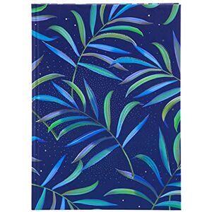 Goldbuch 64 365 Notebook DIN A5 Tropical Blue with 200 Pages 100 g/m² Blank Art Print Paper Cover with Silver Embossing and Bookmark Approx. 15 x 22 cm Goldbuch 64 365 Notebook DIN A5 Tropical Blue with 200 Pages 100 g/m² Blank Art Print Paper Cover with Silver Embossing and Bookmark Approx. 15 x 22 cm