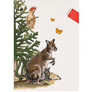 Clairefontaine 116002C A5 14.8 x 21cm Kangaroo To Do List Pad 52 Detachable Printed Sheets 90g White Paper Ivory Fine Grain Cover Collection Animalis Clairefontaine 116002C A5 14.8 x 21cm Kangaroo To Do List Pad 52 Detachable Printed Sheets 90g White Paper Ivory Fine Grain Cover Collection Animalis