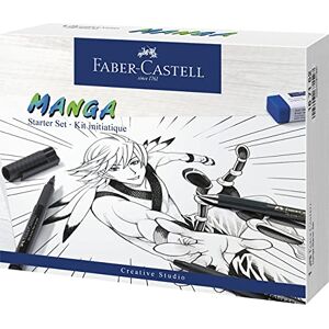 Faber Creative Studio Manga Starter Set, Multicoloured, For Art, Craft, Drawing, Sketching, Home, School, University, Colouring Faber Creative Studio Manga Starter Set, Multicoloured, For Art, Craft, Drawing, Sketching, Home, School, University, Colouring