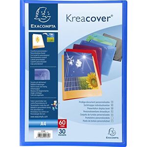 Exacompta Ref 5730E- Kreacover Collection Semi-Rigid Opaque PP Display Book 240 x 320mm in Size, Suitable for A4 Documents, 30 Pockets Assorted Colours (Pack of 12) Exacompta Ref 5730E- Kreacover Collection Semi-Rigid Opaque PP Display Book 240 x 320mm in Size, Suitable for A4 Documents, 30 Pockets Assorted Colours (Pack of 12)
